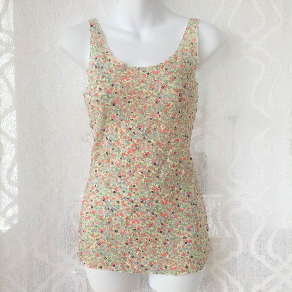 Intimately Free People Floral Stretch Tank